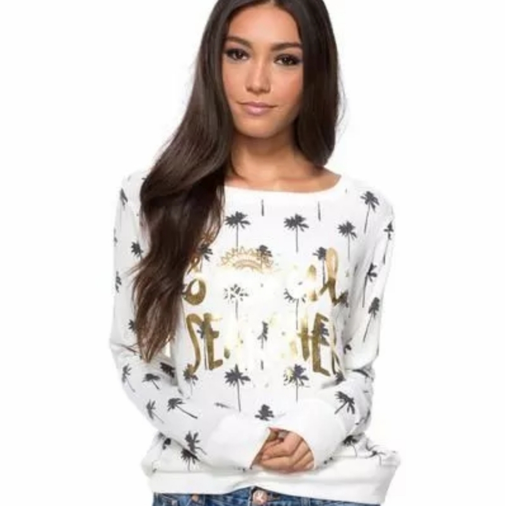 🧘‍♀️Spiritual Gangster palm tree sweatshirt.